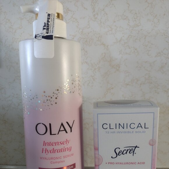 NWT Olay Intensely Hydrating Body Wash and NWT Secret Clinical 72 hour Deodorant - Picture 11 of 11
